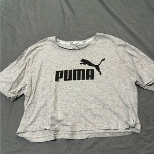 Puma Women's Grey Crop Top